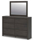 Fraluna Queen Panel Bed, Dresser and Mirror