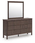 Cadmori King Panel Platform Bed, Dresser, Mirror, Chest and Nightstand