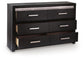 Shoralli Six Drawer Dresser