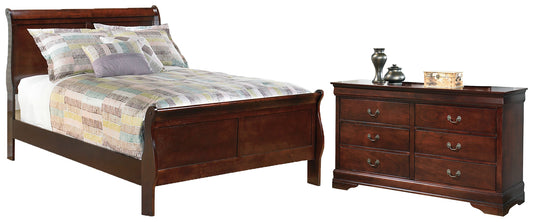 Alisdair Full Sleigh Bed with Dresser