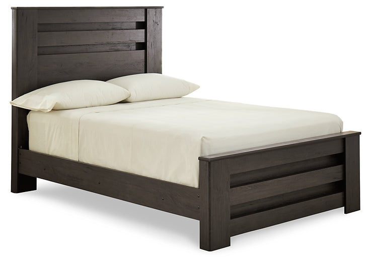 Brinxton Full Panel Bed with Nightstand