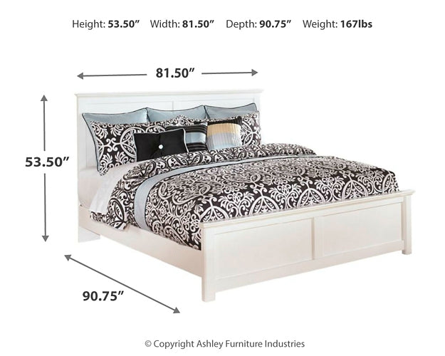 Bostwick Shoals King Panel Bed with Dresser