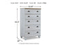 Haven Bay King Panel Bed with Mirrored Dresser and Chest