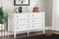 Aprilyn Full Bookcase Headboard with Dresser and 2 Nightstands