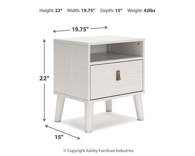 Aprilyn Queen Bookcase Headboard with Dresser and 2 Nightstands