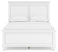 Fortman Full Panel Bed with Mirrored Dresser, Chest and Nightstand