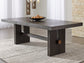 Burkhaus RECT Dining Room EXT Table